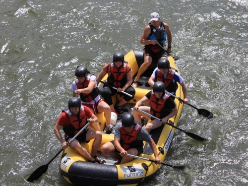 rafting white water